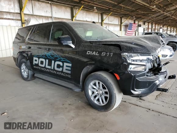 ✅ 2023 Chevrolet Tahoe Commercial • VIN: 1GNSKLED7PR152788 • Lot: 65463745. Listed on Copart with 19,014 mi. Free auction sales archive from the USA and detailed vehicle history report at DreamBid. Image 4.