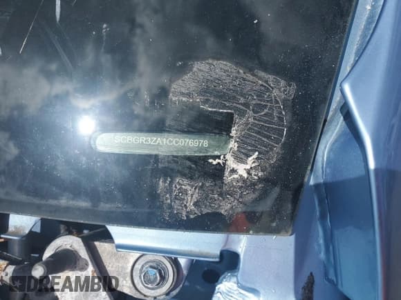 ✅ 2012 Bentley Continental GT • VIN: SCBGR3ZA1CC076978 • Lot: 68826525. Listed on Copart with Not provided. Free auction sales archive from the USA and detailed vehicle history report at DreamBid. Image 13.