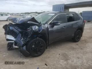 ✅ 2024 Toyota RAV4 Hybrid XSE • VIN: JTME6RFVXRD566054 • Lot: 90417525. Listed on Copart with 19,629 mi. Free auction sales archive from the USA and detailed vehicle history report at DreamBid. Image 1.