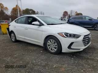 2018 Hyundai Elantra SE with VIN 5NPD74LF8JH380990, listed as a Copart auction lot 82760545 with 137,107 mi miles and Salvage title. Bid and sale history available at DreamBid. Image 4.