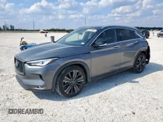 ✅ 2021 Infiniti QX50 Luxe • VIN: 3PCAJ5BB4MF116600 • Lot: 82070505. Listed on Copart with 39,475 mi. Free auction sales archive from the USA and detailed vehicle history report at DreamBid. Image 1.