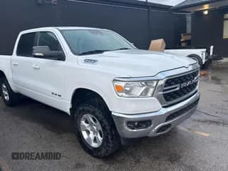 ✅ 2022 Ram 1500 Lone Star • VIN: 1C6SRFFT4NN464963 • Lot: 45775405. Listed on Copart with 30,494 mi. Free auction sales archive from the USA and detailed vehicle history report at DreamBid. Image 1.