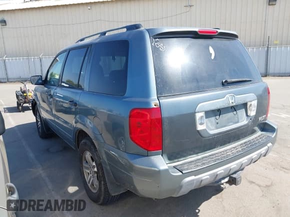 ✅ 2005 Honda Pilot EX-L • VIN: 2HKYF18795H571845 • Lot: 42467295. Listed on IAAI with 195,531 mi. Free auction sales archive from the USA and detailed vehicle history report at DreamBid. Image 3.