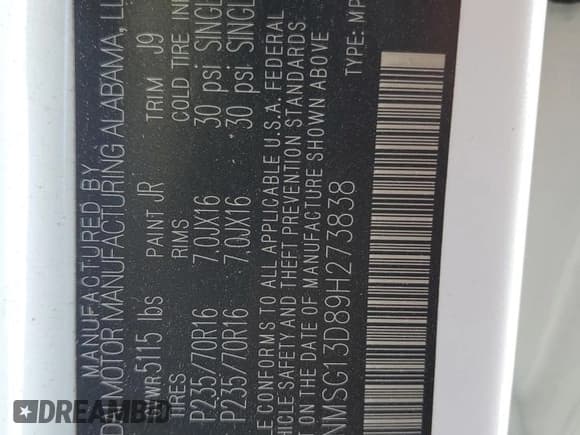 ✅ 2009 Hyundai Santa Fe GLS • VIN: 5NMSG13D89H273838 • Lot: 82145124. Listed on Copart with 130,417 mi. Free auction sales archive from the USA and detailed vehicle history report at DreamBid. Image 13.