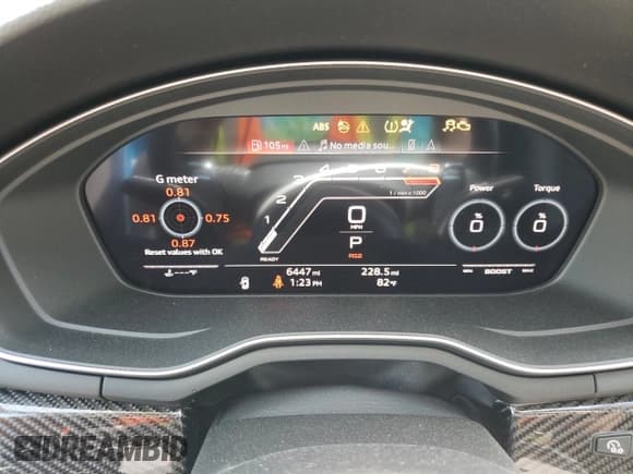 ✅ 2022 Audi RS 5 • VIN: WUANWAF53NA901879 • Лот: 56949874. Опубликован ранее на Copart с пробегом 6 447 миль. Бесплатный доступ к архиву аукционных продаж из США и подробный отчёт об истории автомобиля на DreamBid. Изображение 9.