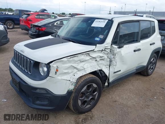 ✅ 2015 Jeep Renegade Sport • VIN: ZACCJAAT1FPC02292 • Lot: 43282126. Listed on IAAI with 87,250 mi. Free auction sales archive from the USA and detailed vehicle history report at DreamBid. Image 2.