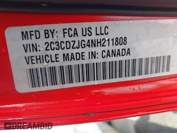 ✅ 2022 Dodge Challenger GT • VIN: 2C3CDZJG4NH211808 • Lot: 43267437. Listed on IAAI with 46,585 mi. Free auction sales archive from the USA and detailed vehicle history report at DreamBid. Image 9.