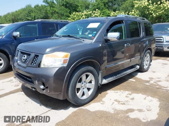 ✅ 2011 Nissan Armada SV • VIN: 5N1BA0ND0BN624058 • Лот: 42329149. Опубликован ранее на IAAI с пробегом 223 978 миль. Бесплатный доступ к архиву аукционных продаж из США и подробный отчёт об истории автомобиля на DreamBid. Изображение 2.
