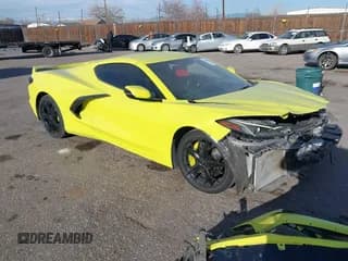 ✅ 2020 Chevrolet Corvette 3LT • VIN: 1G1Y82D47L5106157 • Lot: 41764725. Listed on IAAI with 21,939 mi. Free auction sales archive from the USA and detailed vehicle history report at DreamBid. Image 1.