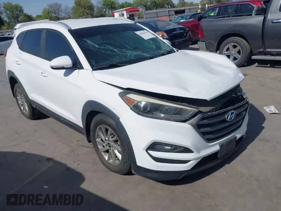 2016 Hyundai Tucson Limited z VIN KM8J33A24GU160815, wystawiony jako IAAI lot #41856250 z przebiegiem 98 609 mil mil oraz . Historia ofert i sprzedaży dostępna na DreamBid. Obrazek 1.