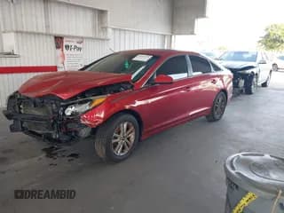✅ 2017 Hyundai Sonata 2.4L • VIN: 5NPE24AF9HH445202 • Лот: 43660375. Опубликован ранее на IAAI с пробегом 163 587 миль. Бесплатный доступ к архиву аукционных продаж из США и подробный отчёт об истории автомобиля на DreamBid. Изображение 2.