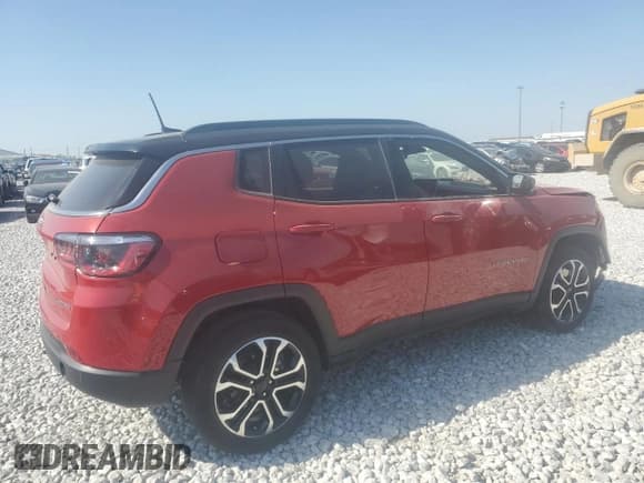 ✅ 2024 Jeep Compass Limited • VIN: 3C4NJDCN7RT585998 • Лот: 62090854. Опубликован ранее на Copart с пробегом 4 043 миль. Бесплатный доступ к архиву аукционных продаж из США и подробный отчёт об истории автомобиля на DreamBid. Изображение 3.