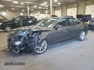 ✅ 2023 Audi A4 S line Premium Plus • VIN: WAUEAAF42PN009988 • Lot: 87284745. Listed on Copart with 58,157 mi. Free auction sales archive from the USA and detailed vehicle history report at DreamBid. Image 1.