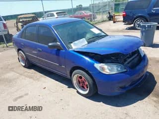 ✅ 2005 Honda Civic VP SSRS • VIN: 1HGES16435L013204 • Lot: 42654673. Listed on IAAI with 103,360 mi. Free auction sales archive from the USA and detailed vehicle history report at DreamBid. Image 1.