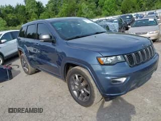 ✅ 2021 Jeep Grand Cherokee Limited • VIN: 1C4RJFBG3MC602848 • Лот: 42464570. Опубликован ранее на IAAI с пробегом 90 800 миль. Бесплатный доступ к архиву аукционных продаж из США и подробный отчёт об истории автомобиля на DreamBid. Изображение 1.