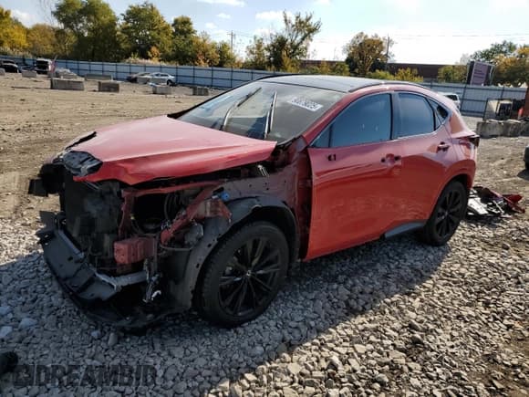 ✅ 2022 Lexus NX 350 F Sport • VIN: JTJKGCEZ6N2002650 • Lot: 90879025. Listed on Copart with 48,515 mi. Free auction sales archive from the USA and detailed vehicle history report at DreamBid. Image 1.