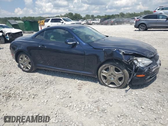 ✅ 2007 Lexus SC 430 • VIN: JTHFN45Y679016032 • Lot: 67599255. Listed on Copart with Not provided. Free auction sales archive from the USA and detailed vehicle history report at DreamBid. Image 4.