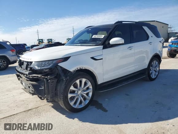 ✅ 2020 Land Rover Discovery HSE Luxury • VIN: SALRT2RV5L2416958 • Lot: 46258955. Listed on Copart with 50,414 mi. Free auction sales archive from the USA and detailed vehicle history report at DreamBid. Image 1.