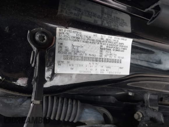 ✅ 2012 Ford Focus SE • VIN: 1FAHP3F24CL174400 • Лот: 41463139. Опубликован ранее на IAAI с пробегом 187 132 миль. Бесплатный доступ к архиву аукционных продаж из США и подробный отчёт об истории автомобиля на DreamBid. Изображение 9.