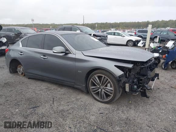 ✅ 2017 Infiniti Q50 Premium • VIN: JN1EV7AP2HM732438 • Lot: 43392000. Listed on IAAI with 72,988 mi. Free auction sales archive from the USA and detailed vehicle history report at DreamBid. Image 1.