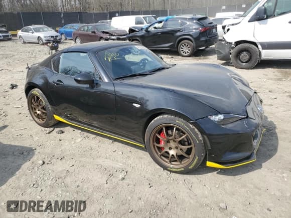 ✅ 2021 Mazda MX-5 Miata Club • VIN: JM1NDAL79M0452043 • Lot: 47521953. Listed on Copart with 10,421 mi. Free auction sales archive from the USA and detailed vehicle history report at DreamBid. Image 4.