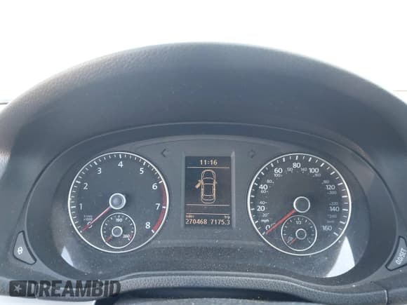 ✅ 2012 Volkswagen Passat SE • VIN: 1VWBH7A34CC024708 • Lot: 43742211. Listed on IAAI with 270,468 mi. Free auction sales archive from the USA and detailed vehicle history report at DreamBid. Image 7.