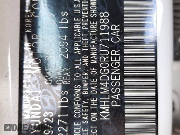 2024 Hyundai Elantra SEL with VIN KMHLM4DG0RU711988, listed as a Copart auction lot 81156315 with 14,591 mi miles and Salvage title. Bid and sale history available at DreamBid. Image 13.