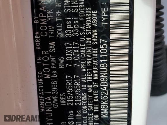 ✅ 2022 Hyundai Kona SEL • VIN: KM8K62AB8NU811057 • Лот: 45872244. Опубликован ранее на Copart с пробегом 25 636 миль. Бесплатный доступ к архиву аукционных продаж из США и подробный отчёт об истории автомобиля на DreamBid. Изображение 13.