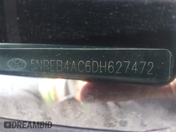 ✅ 2013 Hyundai Sonata GLS • VIN: 5NPEB4AC6DH627472 • Lot: 43311173. Listed on IAAI with 109,181 mi. Free auction sales archive from the USA and detailed vehicle history report at DreamBid. Image 9.