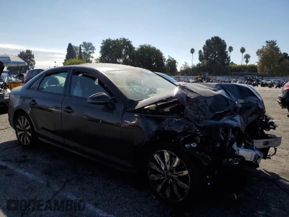 ✅ 2018 Audi A4 Premium • VIN: WAUKMAF46JA216280 • Lot: 82378855. Listed on Copart with Not provided. Free auction sales archive from the USA and detailed vehicle history report at DreamBid. Image 4.