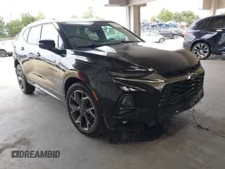 ✅ 2020 Chevrolet Blazer RS • VIN: 3GNKBERS3LS562550 • Лот: 42799633. Опубликован ранее на IAAI с пробегом 69 773 миль. Бесплатный доступ к архиву аукционных продаж из США и подробный отчёт об истории автомобиля на DreamBid. Изображение 1.