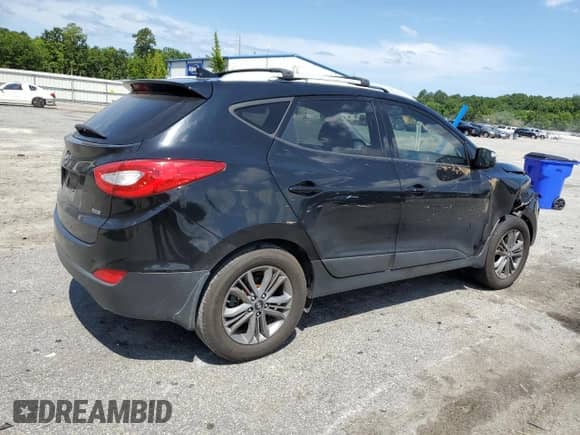 2014 Hyundai Tucson Walking Dead Edition with VIN KM8JUCAG8EU936627, listed as a Copart auction lot 56313984 with 109,412 mi miles and Salvage title. Bid and sale history available at DreamBid. Image 3.