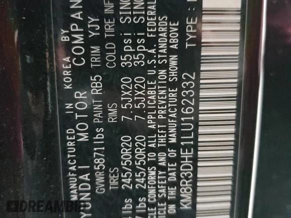 ✅ 2020 Hyundai Palisade SEL • VIN: KM8R3DHE1LU162332 • Лот: 74875094. Опубликован ранее на Copart с пробегом 70 196 миль. Бесплатный доступ к архиву аукционных продаж из США и подробный отчёт об истории автомобиля на DreamBid. Изображение 14.