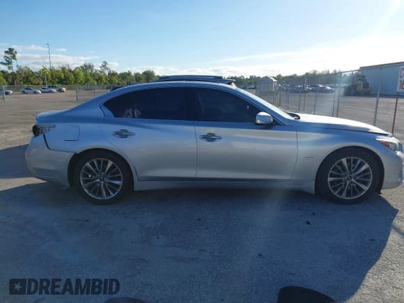 ✅ 2019 Infiniti Q50 Sport • VIN: JN1EV7APXKM516649 • Lot: 43678497. Listed on IAAI with 67,313 mi. Free auction sales archive from the USA and detailed vehicle history report at DreamBid. Image 14.