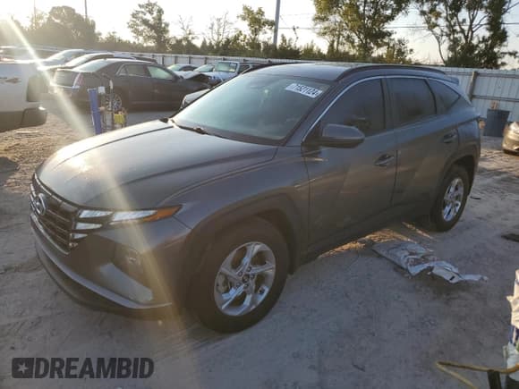 ✅ 2022 Hyundai Tucson SEL • VIN: 5NMJB3AE4NH142515 • Lot: 71521124. Wystawiony na Copart z przebiegiem 31 060 mil. Bezpłatny archiwum sprzedaży aukcyjnych z USA i szczegółowy raport historii pojazdu na DreamBid. Zdjęcie 1.