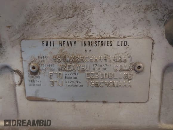 ✅ 2006 Subaru Tribeca 7-Pass • VIN: 4S4WX85C264414367 • Лот: 40243046. Опубликован ранее на IAAI с пробегом 203 053 миль. Бесплатный доступ к архиву аукционных продаж из США и подробный отчёт об истории автомобиля на DreamBid. Изображение 9.