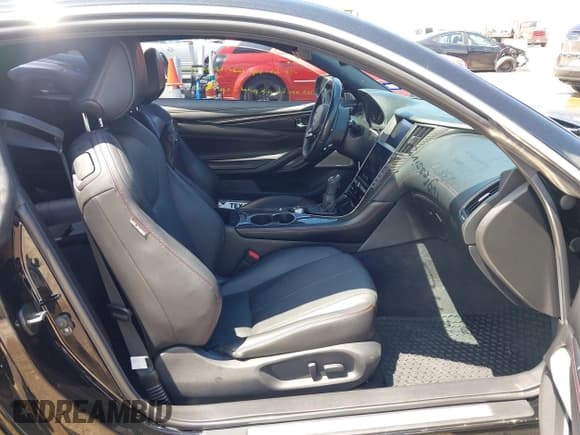 ✅ 2020 Infiniti Q60 Red Sport 400 • VIN: JN1FV7EK0LM400011 • Lot: 42110498. Listed on IAAI with 112,257 mi. Free auction sales archive from the USA and detailed vehicle history report at DreamBid. Image 5.