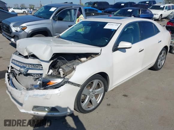 ✅ 2013 Chevrolet Malibu LTZ • VIN: 1G11J5SX5DF183934 • Lot: 43282719. Listed on IAAI with 92,538 mi. Free auction sales archive from the USA and detailed vehicle history report at DreamBid. Image 2.