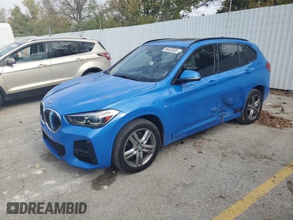 ✅ 2021 BMW X1 xDrive28i • VIN: WBXJG9C07M5S73335 • Lot: 86432535. Listed on Copart with 74,870 mi. Free auction sales archive from the USA and detailed vehicle history report at DreamBid. Image 1.