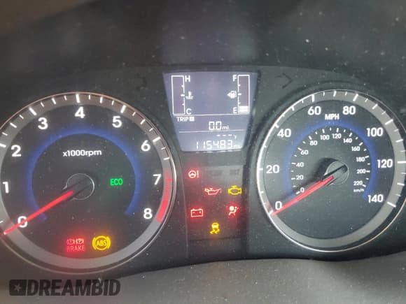 ✅ 2017 Hyundai Accent SE • VIN: KMHCT4AE8HU168569 • Lot: 81775035. Listed on Copart with 115,483 mi. Free auction sales archive from the USA and detailed vehicle history report at DreamBid. Image 9.