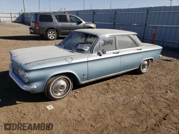 ✅ 1962 Chevrolet Corvair • VIN: 209690142921 • Лот: 73208724. Опубликован ранее на Copart с пробегом 10 913 миль. Бесплатный доступ к архиву аукционных продаж из США и подробный отчёт об истории автомобиля на DreamBid. Изображение 1.