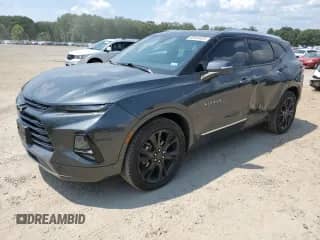 2019 Chevrolet Blazer Premier z VIN 3GNKBFRS4KS623280, wystawiony jako Copart lot #68945425 z przebiegiem 80 021 mil mil oraz Szkoda całkowita • Salvage title. Historia ofert i sprzedaży dostępna na DreamBid. Obrazek 1.