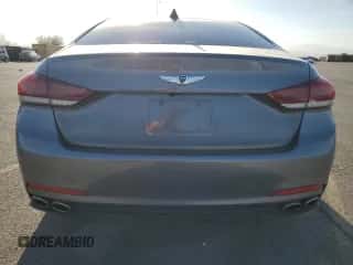 2015 Hyundai Genesis 5.0L z VIN KMHGN4JF4FU016533, wystawiony jako Copart lot #78250604 z przebiegiem 98 239 mil mil oraz Szkoda całkowita • Salvage title. Historia ofert i sprzedaży dostępna na DreamBid. Obrazek 6.