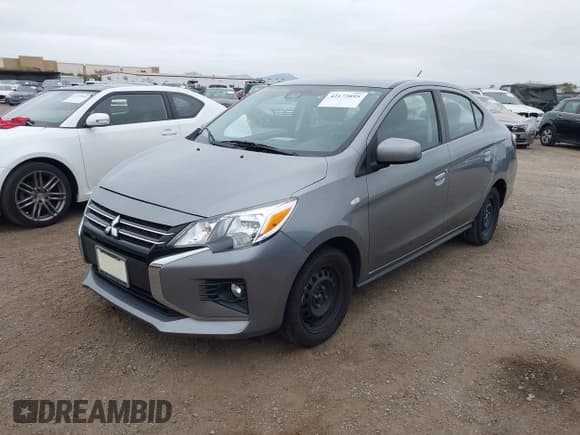 ✅ 2022 Mitsubishi Mirage ES • VIN: ML32FUFJXNHF07193 • Lot: 42173895. Wystawiony na IAAI z przebiegiem 23 863 mil. Bezpłatny archiwum sprzedaży aukcyjnych z USA i szczegółowy raport historii pojazdu na DreamBid. Zdjęcie 2.
