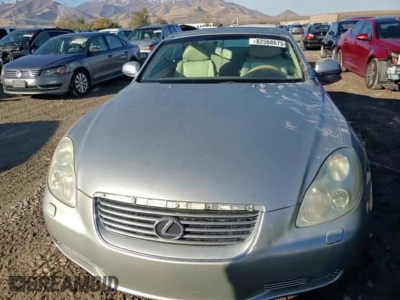 ✅ 2003 Lexus SC 430 • VIN: JTHFN48Y330036720 • Lot: 82568675. Wystawiony na Copart z przebiegiem 192 715 mil. Bezpłatny archiwum sprzedaży aukcyjnych z USA i szczegółowy raport historii pojazdu na DreamBid. Zdjęcie 13.