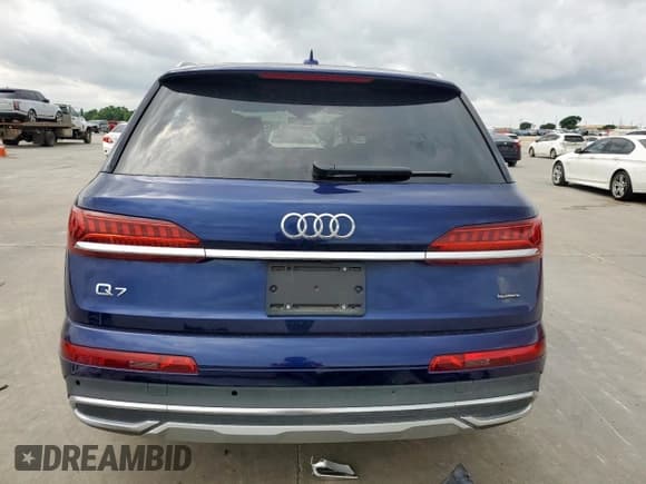 ✅ 2023 Audi Q7 Premium • VIN: WA1ACBF76PD006622 • Lot: 54844615. Wystawiony na Copart z przebiegiem 17 101 mil. Bezpłatny archiwum sprzedaży aukcyjnych z USA i szczegółowy raport historii pojazdu na DreamBid. Zdjęcie 6.