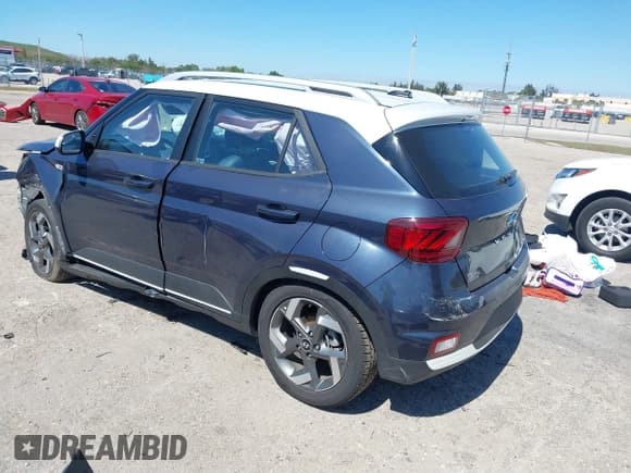 ✅ 2023 Hyundai Venue SEL • VIN: KMHRC8A34PU232220 • Lot: 41699038. Listed on IAAI with 40,759 mi. Free auction sales archive from the USA and detailed vehicle history report at DreamBid. Image 3.
