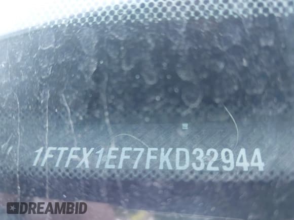 ✅ 2015 Ford F-150 XLT • VIN: 1FTFX1EF7FKD32944 • Lot: 43654952. Listed on IAAI with 91,663 mi. Free auction sales archive from the USA and detailed vehicle history report at DreamBid. Image 9.