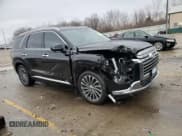 ✅ 2023 Hyundai Palisade Calligraphy • VIN: KM8R74GE8PU554252 • Лот: 87265314. Опубликован ранее на Copart с пробегом 35 653 миль. Бесплатный доступ к архиву аукционных продаж из США и подробный отчёт об истории автомобиля на DreamBid. Изображение 4.
