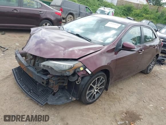 ✅ 2017 Toyota Corolla SE • VIN: 5YFBURHE2HP594951 • Lot: 42925120. Listed on IAAI with 306,888 mi. Free auction sales archive from the USA and detailed vehicle history report at DreamBid. Image 2.
